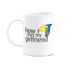 Caneca Geek - How i met my girlfriend - branca 325ml