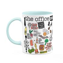 Caneca Geek Icons Moments - The office - Baby blue