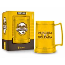 Caneca gel 300 ml temas futebol e cerveja - Brasfoot