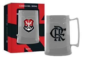 Caneca Gel 300ml - Flamengo Cinza