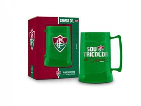 Caneca gel 300ml - fluminense - brasfoot