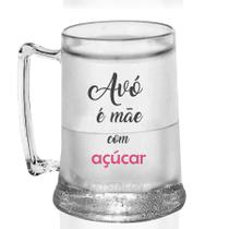 Caneca Gel Acrílico Para Dia Das Mães - Mãe Com Açúcar