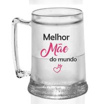 Caneca Gel Acrílico Personalizada Dia Das Mães - Melhor Mãe