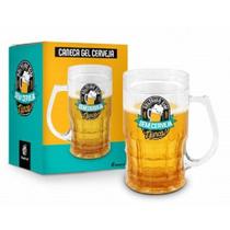 Caneca Gel Cerveja 450Ml - Solteiro Sim Sem Cerveja Nunca - Brasfoot Presentes