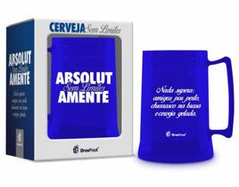 Caneca Gel Congelavel 300ml Frases de Boteco ABSOLUTAMENTE