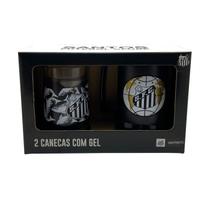 Caneca gel dupla santos 300ml/400ml
