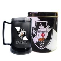 Caneca gel fumê 400 ml na lata vasco da gama