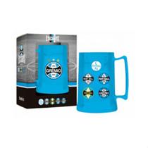 Caneca Gel Grêmio Escudos Tricolor Gaucho Congelável