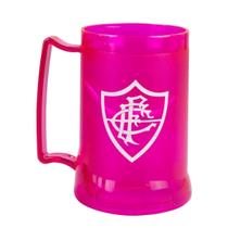 Caneca Gel Isolante Térmico 400ml Fluminens Rosa