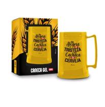 Caneca Gel Na Alegria Na Tristeza Na Cachaca Na Cerveja