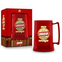 Caneca Gel Sátira Cerveja Brahma Drahma 300ml Presente