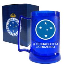 Caneca Gel Térmica 400ml Cruzeiro - Fechado com o Cruzeiro