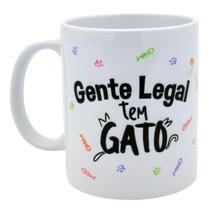 Caneca Gente Legal Tem Gato