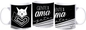 Caneca gente que ama gatos por Lu.Z