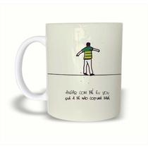 Caneca Gilberto Gil AndarCom Fé de Plástico Rígido