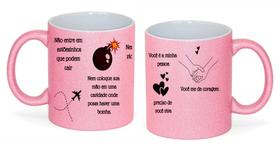 Caneca Glitter Greys Anatomy 325ml