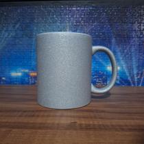 Caneca Glitter Prata