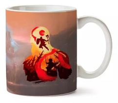 Caneca God Of War Kratos Porcelana Personalize com seu nome!