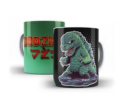 Caneca Godzilla Cartoon Geek Premium