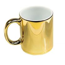 Caneca Golden Mug 200Ml Metalizada Inox Térmica Frio E Calor Dinks Chá Café x