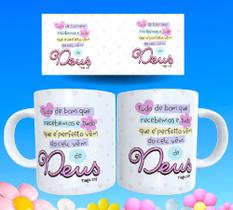Caneca gospel frases religiosas versículos bíblicos motivacionais 27
