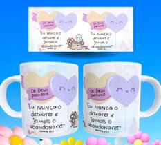 Caneca gospel frases religiosas versículos bíblicos motivacionais 72