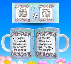 Caneca gospel frases religiosas versículos bíblicos motivacionais 80