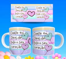 Caneca gospel frases religiosas versículos bíblicos motivacionais 85