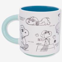 Caneca Grafite Snoopy 500ml Peanuts