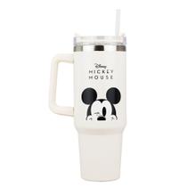 Caneca Grande Branco Com Canudo Mickey 1.1L - Disney (piscando) Caneca Grande Branco Com Canudo Mickey 1.1L - Disney (piscando)