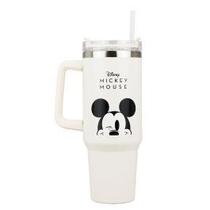 Caneca grande branco com canudo mickey 1.1l - disney Caneca grande branco com canudo mickey 1.1l - disney