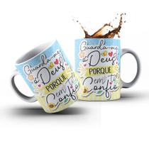 Caneca Guarda-Me Ó Deus Porque Em Ti Eu Confio