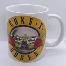 Caneca Guns In Rose Em Porcelana 325 Ml