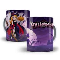Caneca Halloween Dia das Bruxas Porcelana Personalizada 3 Caneca Halloween Dia das Bruxas Porcelana Personalizada 3