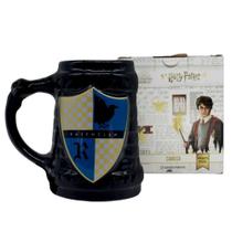 Caneca Harry Potter 3D Corvinal Ravenclaw Porcelana Oficial - Zona Criativa