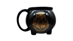 Caneca Harry Potter Caldeirão Hogwarts Formato 3D 500ML