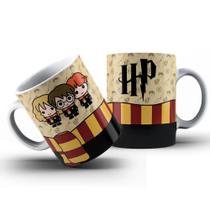 Caneca Harry Potter Cartoon Branca Presente Personalizado Caneca Harry Potter Cartoon Branca Presente Personalizado