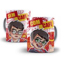 Caneca Harry Potter Com Café Sem Café Porcelana Modelo 2