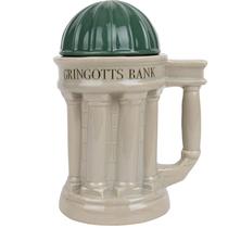 Caneca Harry Potter Gringotts Bank 900 ml de cerâmica com tampa Caneca Harry Potter Gringotts Bank 900 ml de cerâmica com tampa
