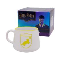 Caneca Harry Potter Hogwarts Casas Grifinória Sonserina Corvinal Lufa Lufa Zona Criativa Xícara 500ml Geek Nome do Desen