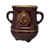 Caneca Harry Potter Poção Hogwarts Dourada Zona Criativa 10024578
