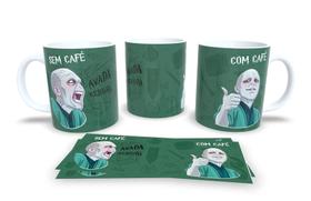 Caneca Harry Potter Voldemort café personalizada porcelana