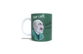 Caneca Harry Potter Voldemort Café Porcelana