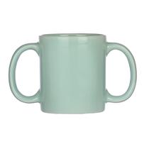 Caneca HealthGoodSin Dual Handle Double Grip 350 ml, disponível para micro-ondas