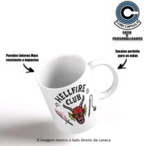 Caneca Hellfire club Geek Stranger Things 4 -Porcelana