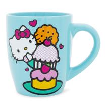 Caneca Hello Kitty Sanrio Stacked Sweets Glitter Latte 750 ml