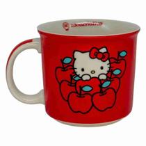 Caneca Hello Kitty Tom Cerâmica Vermelha 350ml