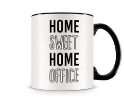 Caneca Home Sweet Office Preta