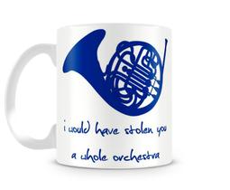 Caneca How I met your mother blue french horn Caneca How I met your mother blue french horn