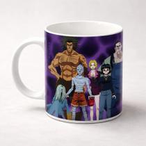 Caneca Hunter Hunter Gon Killua Leório Hisoka Meruem Branco Genei Ryodan